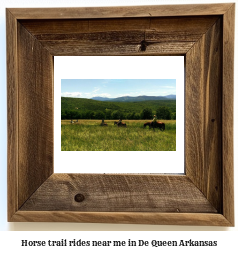 horse trail rides near me in De Queen, Arkansas